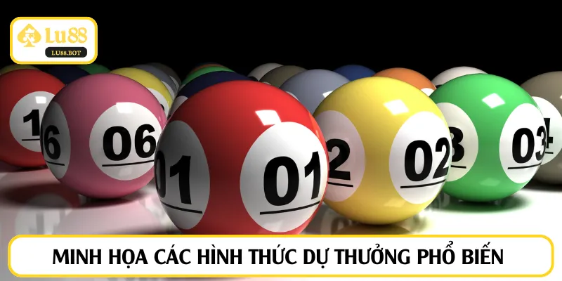 Minh họa các hình thức dự thưởng phổ biến 